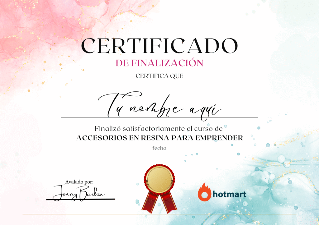 Opiniones 2026 Curso Accesorios de RESINA para emprendedores certificado resina